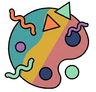 Playful palette icon
