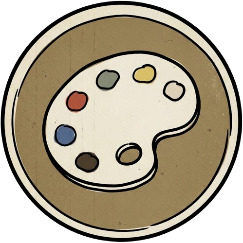Palette badge icon